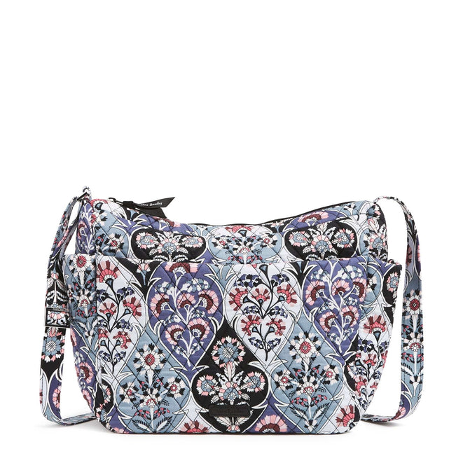 Large On the Go Crossbody-Ornate Blooms-Image 1-Vera Bradley