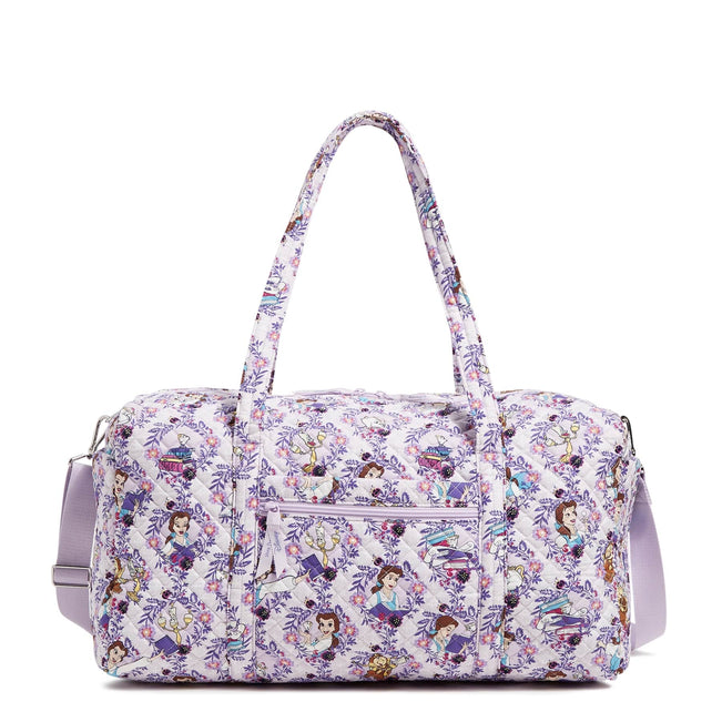 Disney Large Travel Duffel Bag-Belle Floral-Image 1-Vera Bradley