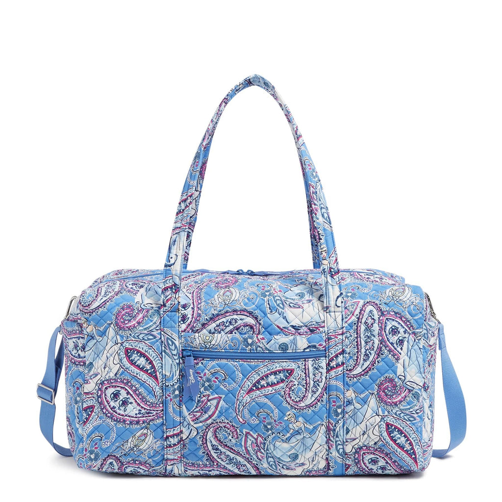 VERA BRADLEY LARGE ICONIC TRAVEL DUFFEL BAG IN RUSTIC orders BLUE