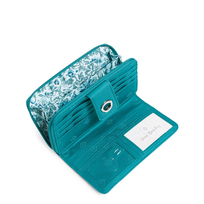 RFID Turnlock Wallet-Forever Green-Image 3-Vera Bradley