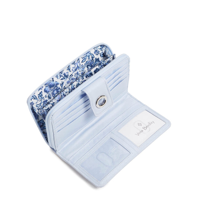 RFID Turnlock Wallet-Morning Glory-Image 3-Vera Bradley
