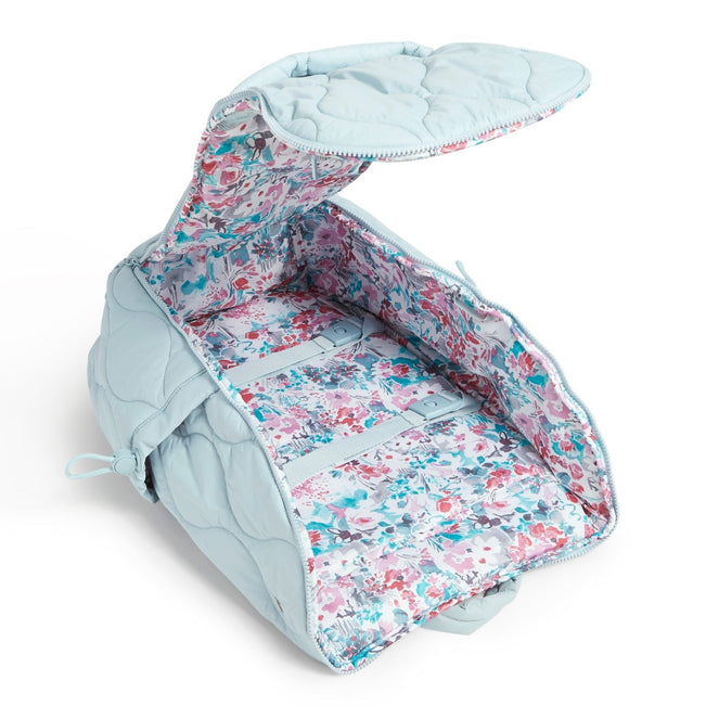 Featherweight Travel Backpack-Dusty Blue-Image 5-Vera Bradley