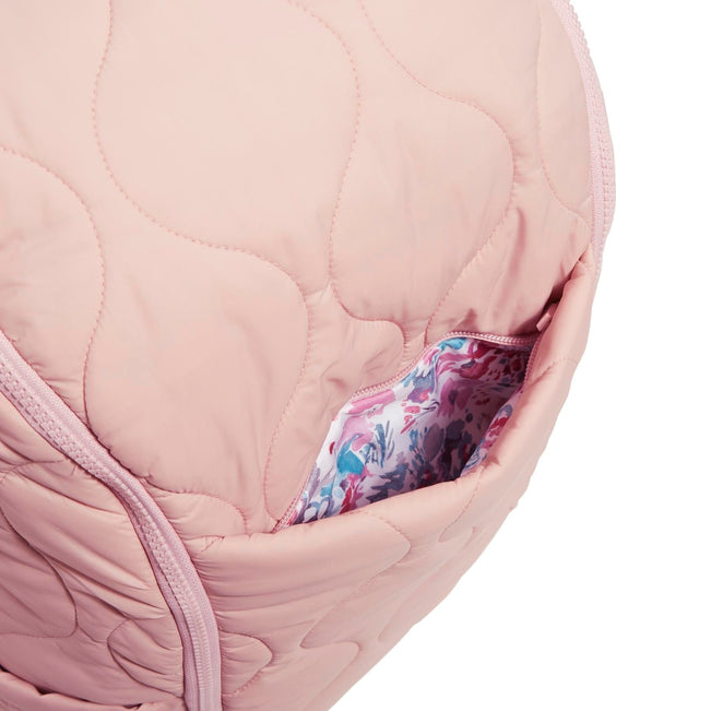 Featherweight Travel Backpack-Rose Quartz-Image 4-Vera Bradley