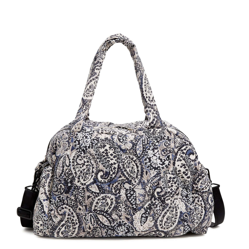 Vera Bradley top Black & White Paisley XL Tote