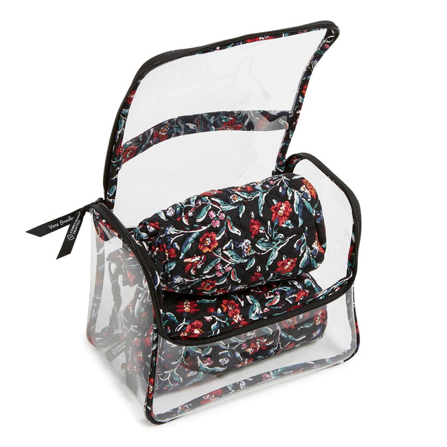 Vera bradley clear makeup bag sale