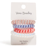 Vera Bradley Spiral Hair Elastic Ties NWT, 4 Pcs Set X 4 Packs Included (A-18) s-l1200.png main image 4