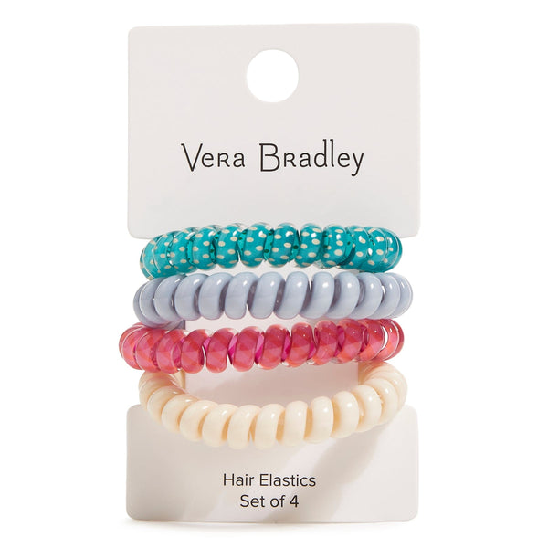 Spiral Elastic Hair Tie, 4 Pack | Vera Bradley – Vera Bradley