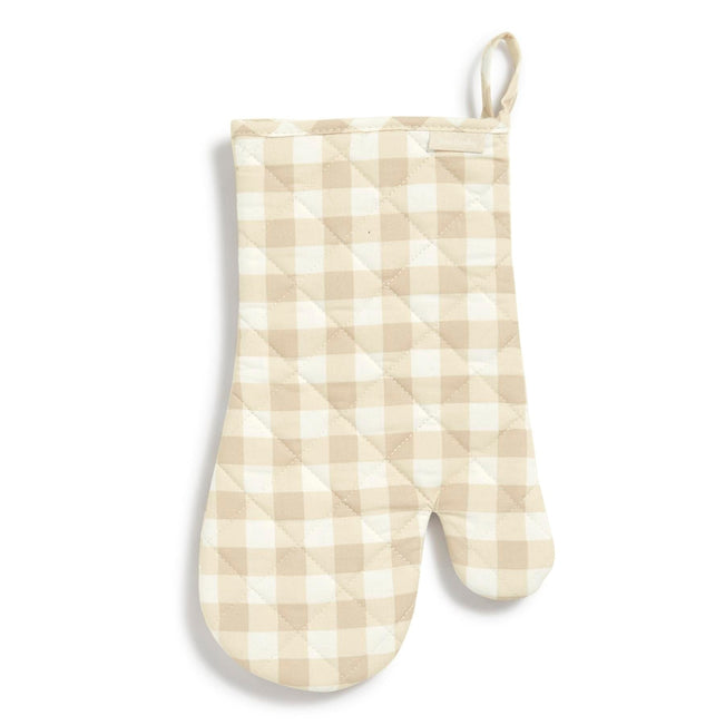Pot Holder & Oven Mitt Set-Gingham Sand-Image 4-Vera Bradley