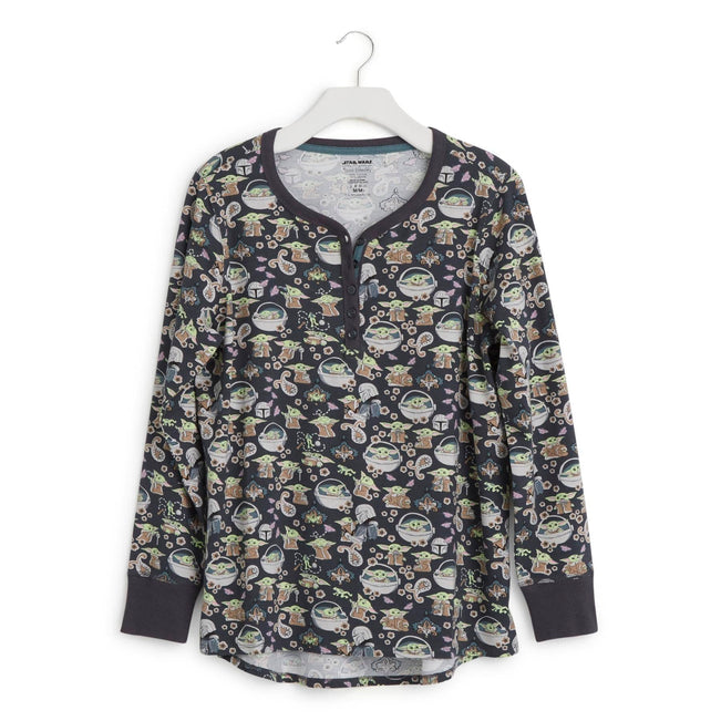 Star Wars™ Long-Sleeved Pajama Henley-Image 3-Vera Bradley