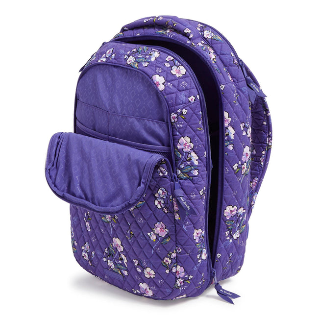 Purple backpack with wheels online