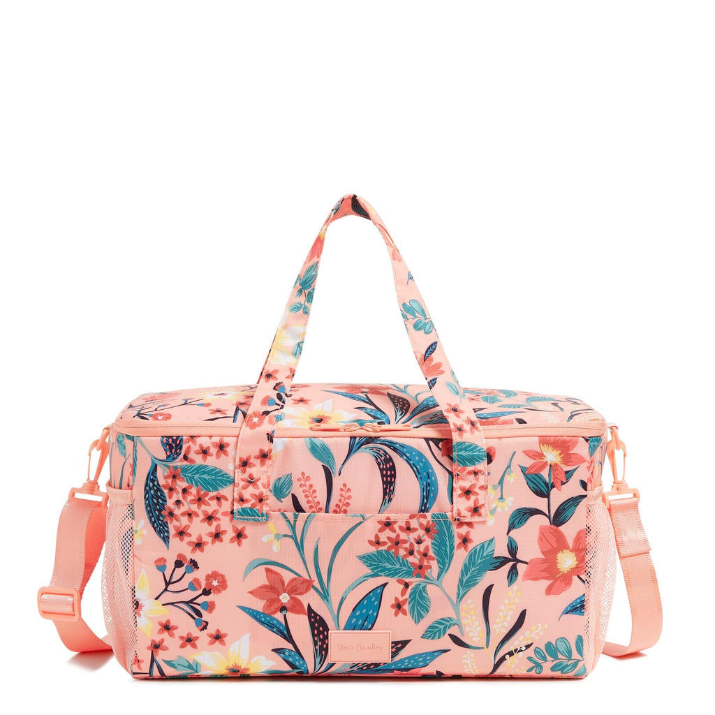 Vera Bradley Lighten Up Family Cooler Tote deals Bag - Peacock Garden