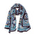 Oversized Travel Scarf-Lisbon Medallion Cool-Image 1-Vera Bradley