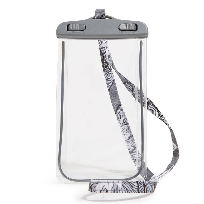 Waterproof Phone Pouch w/Lanyard-Moon Shadow Meadow-Image 1-Vera Bradley