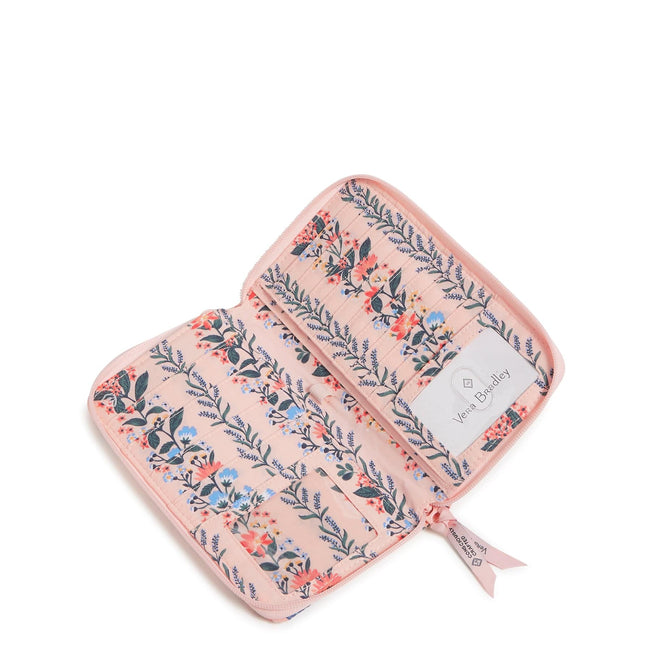 RFID Deluxe Travel Wallet-Paradise Coral-Image 2-Vera Bradley