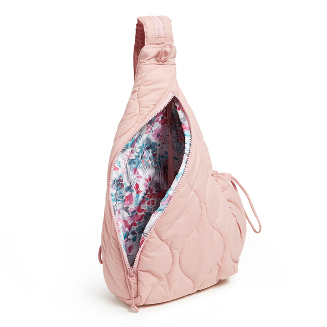 Featherweight Sling Backpack-Rose Quartz-Image 5-Vera Bradley