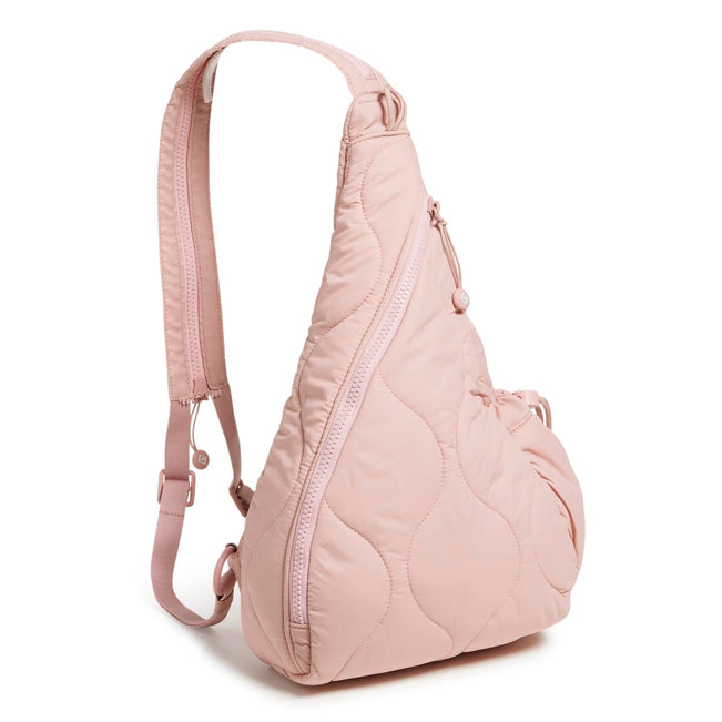 Featherweight Sling Backpack-Rose Quartz-Image 4-Vera Bradley