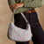 Frannie Crescent Crossbody Bag-Mon Amour Gray-Image 2-Vera Bradley