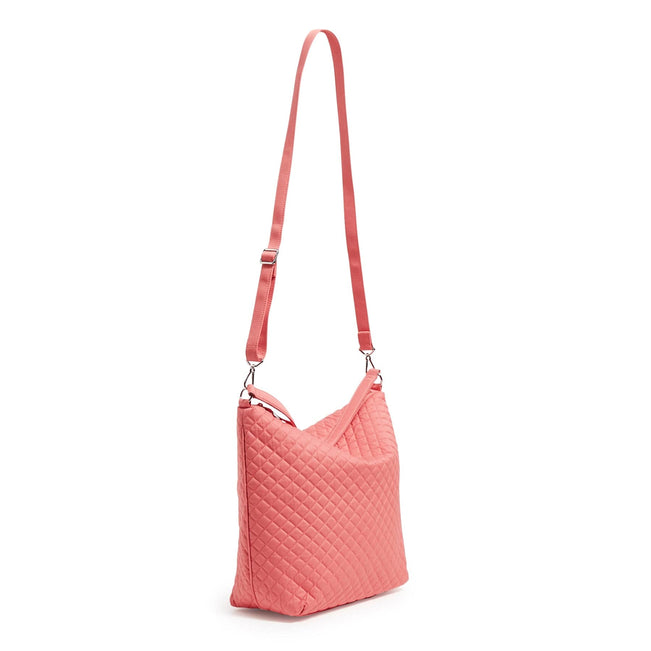 Oversized Hobo Shoulder Bag-Terra Cotta Rose-Image 2-Vera Bradley