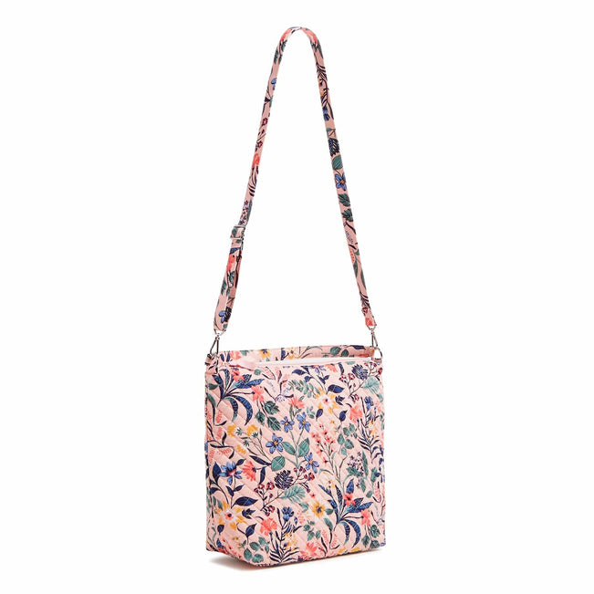 Oversized Hobo Shoulder Bag-Paradise Coral-Image 4-Vera Bradley