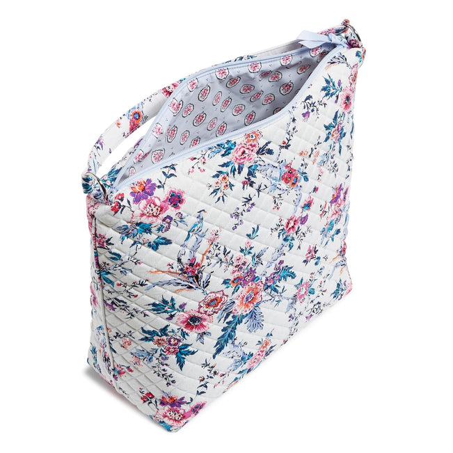 Oversized Hobo Shoulder Bag-Magnifique Floral-Image 3-Vera Bradley
