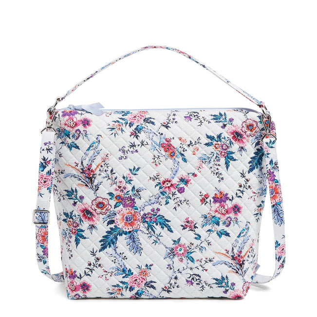 Oversized Hobo Shoulder Bag-Magnifique Floral-Image 1-Vera Bradley