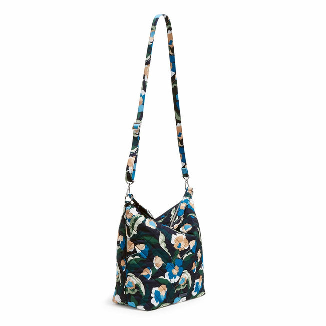 Oversized Hobo Shoulder Bag-Immersed Blooms-Image 5-Vera Bradley
