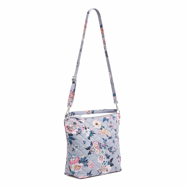 Oversized Hobo Shoulder Bag-Parisian Bouquet-Image 4-Vera Bradley