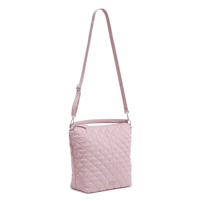 Oversized Hobo Shoulder Bag-Hydrangea Pink-Image 4-Vera Bradley