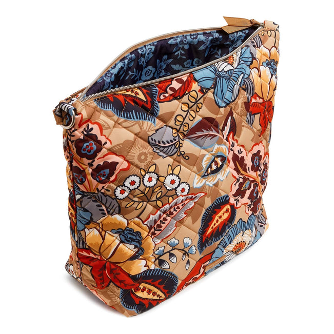 Oversized Hobo Shoulder Bag-Botanical Beauty-Image 5-Vera Bradley