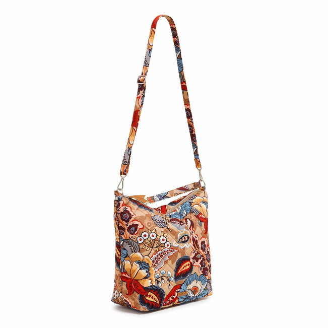 Oversized Hobo Shoulder Bag-Botanical Beauty-Image 4-Vera Bradley