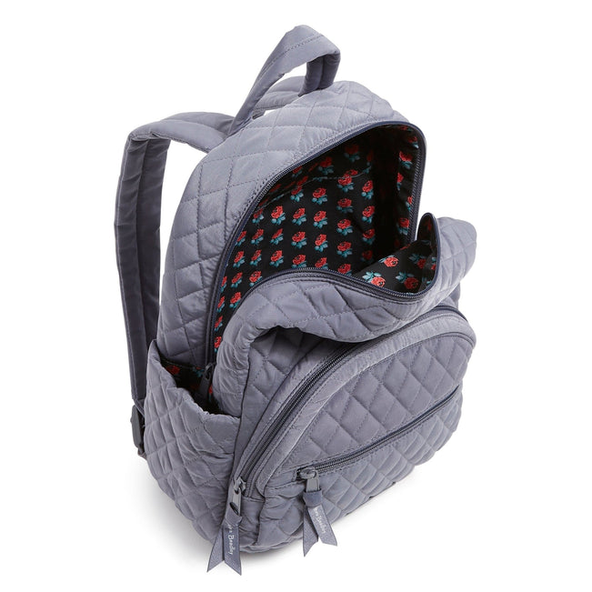 Essential Compact Backpack-Carbon Gray-Image 3-Vera Bradley