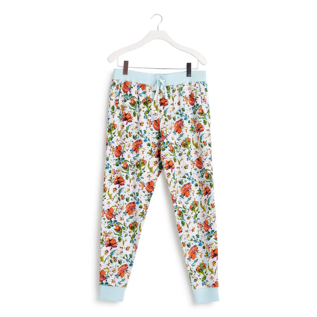 Jogger Pajama Pants-Sea Air Floral-Image 1-Vera Bradley