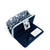 RFID Turnlock Wallet-Perennials Gray-Image 3-Vera Bradley