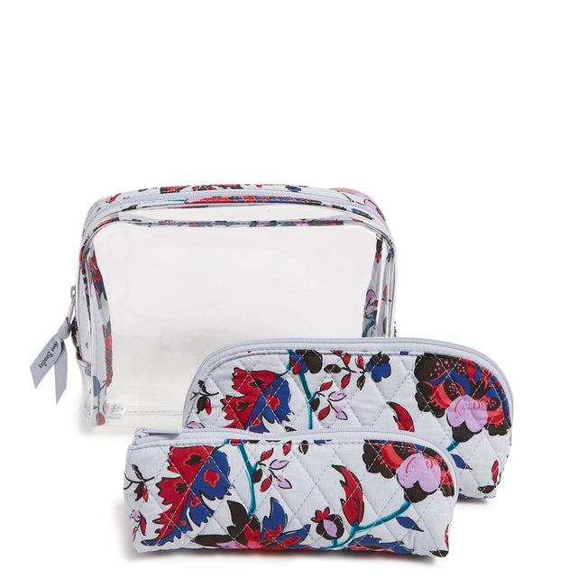 3 Pc. Cosmetic Kit-Vineyard Floral-Image 2-Vera Bradley