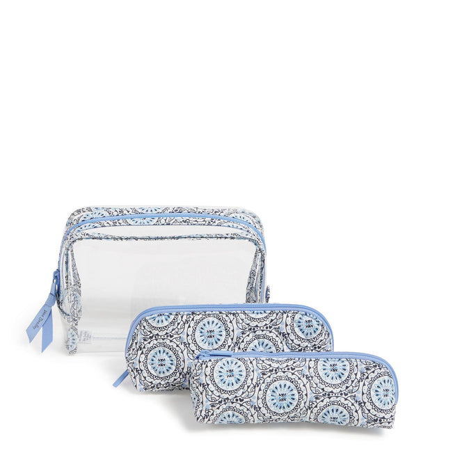 Outlet 3 Pc. Cosmetic Kit-Mini Sketched Medallion-Image 2-Vera Bradley
