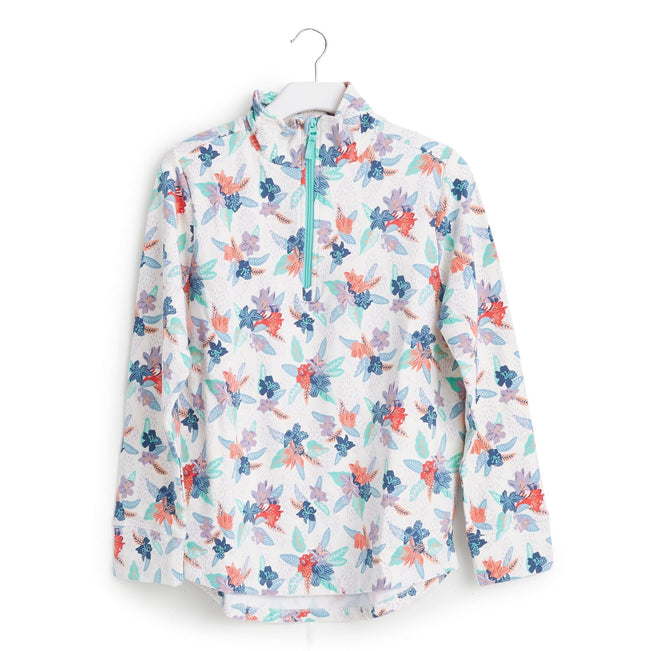French Terry Pullover-Tropical Floral-Image 1-Vera Bradley