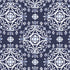 Outlet French Terry Pullover-Steel Blue Medallion-Image 2-Vera Bradley