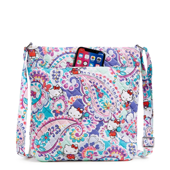 Hello Kitty® Triple Zip Hipster Crossbody Bag-Hello Kitty Paisley-Image 2-Vera Bradley