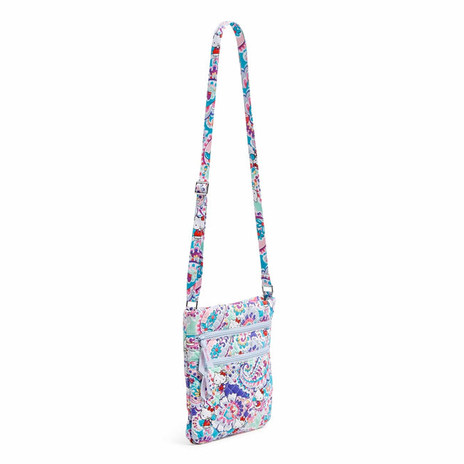 Hello Kitty® Triple Zip Hipster Crossbody Bag-Hello Kitty Paisley-Image 3-Vera Bradley