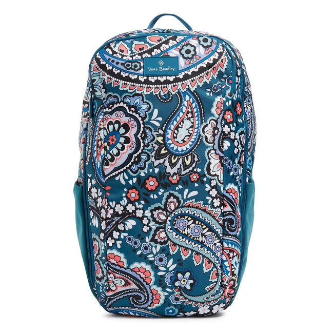Lighten Up Travel Backpack-Haymarket Paisley Jewel-Image 1-Vera Bradley