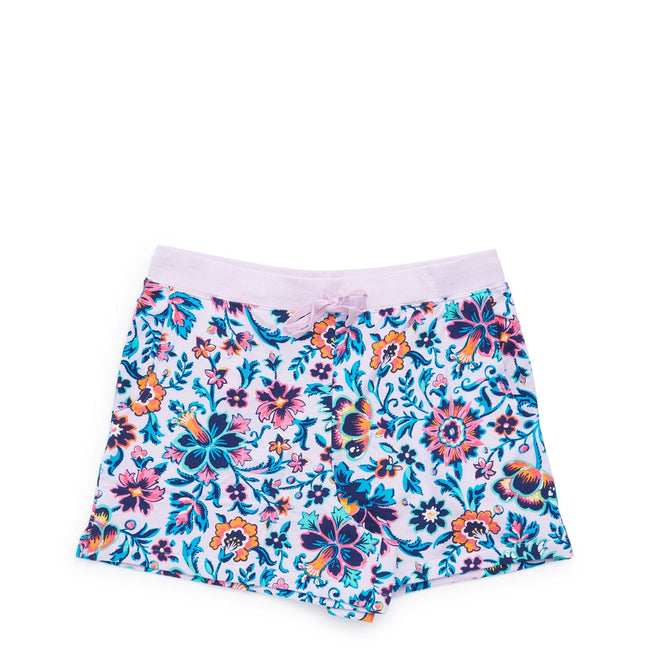 French Terry Shorts-Cloud Vine Multi-Image 1-Vera Bradley