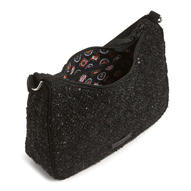 Frannie Crescent Crossbody Bag-Black-Image 4-Vera Bradley