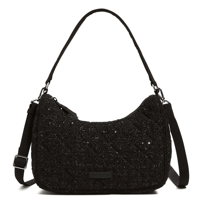 Frannie Crescent Crossbody Bag-Black-Image 2-Vera Bradley