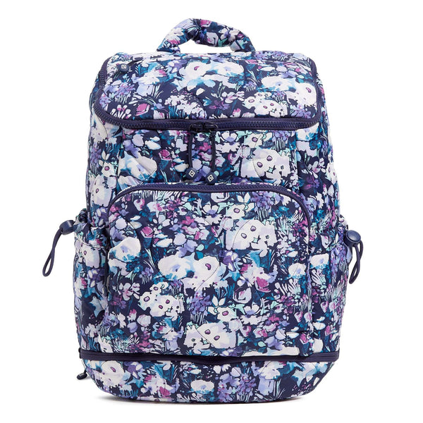 Vera Bradley Featherweight Backpack in Textured Garden Vera Bradley | Featherweight Backpack (Rose Mauve) - YouTube main image 3
