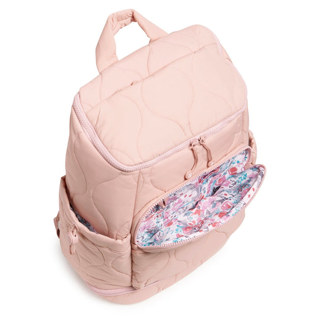 Featherweight Commuter Backpack-Rose Quartz-Image 4-Vera Bradley