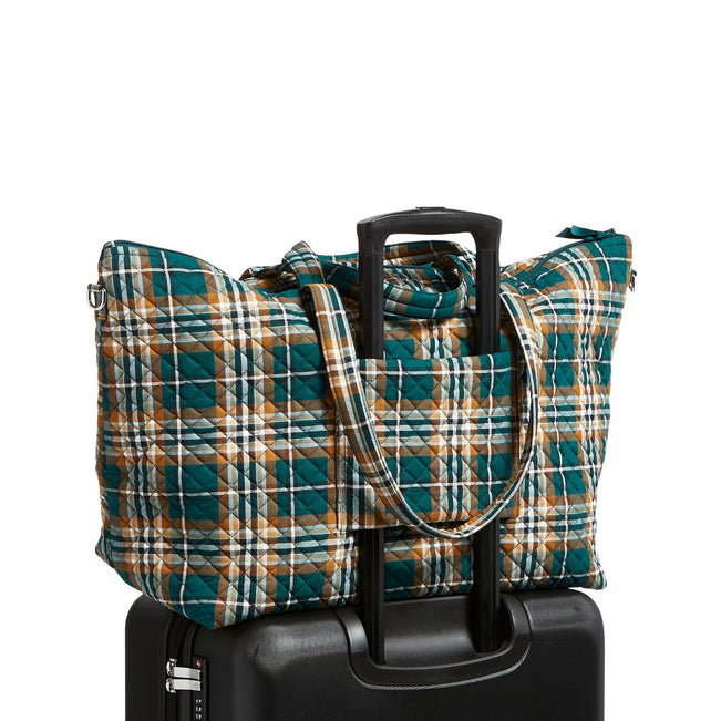 factory style deluxe travel tote bag Overnight Travel Tote Bag - Cotton
