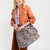 Overnight Travel Tote Bag-Orchard Plaid-Image 6-Vera Bradley