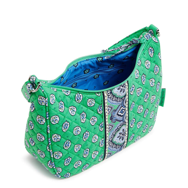 Frannie Crescent Crossbody Bag-Garden Green Leaf-Image 5-Vera Bradley