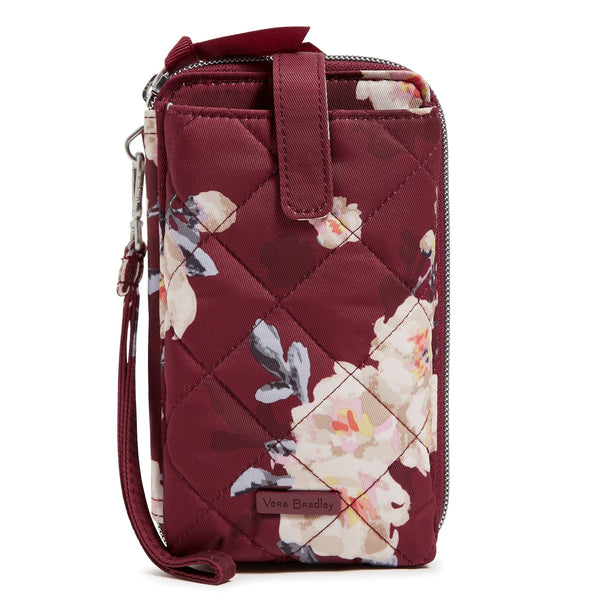 RFID Large Smartphone Wristlet - Blooms and Branches