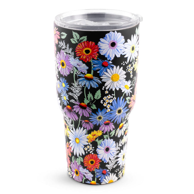 Stainless Steel Large Tumbler-Daisies-Image 1-Vera Bradley
